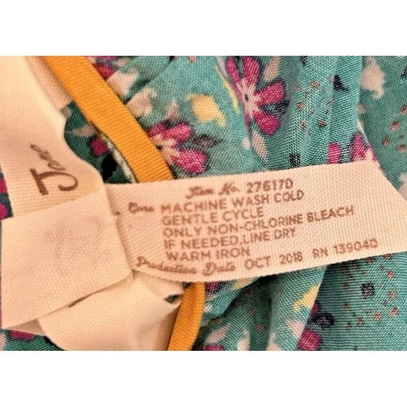 Matilda Jane Age of Aquarius Green Cottage Core Tiered Peasant Dress Size XL - Picture 10 of 11